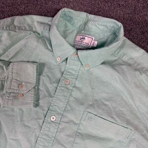 Southern Tide Light Green Casual Button-Down Shirt